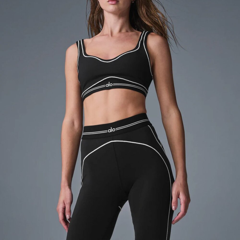 Alo Heart Throb Bra + Leggings | Size: Small